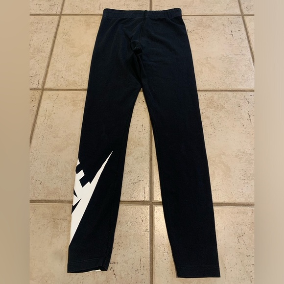 Nike Black "JUST DO IT." Big Logo Leggings - Size XS/TP - Picture 4 of 5